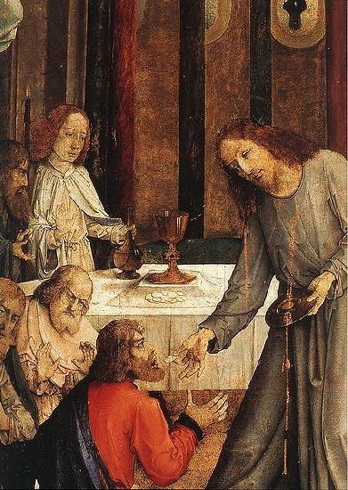 Justus van Gent The Institution of the Eucharist oil painting image